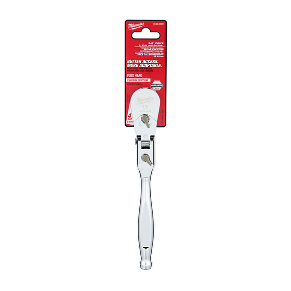 3/8" Flex Head Ratchet (9"), , hi-res