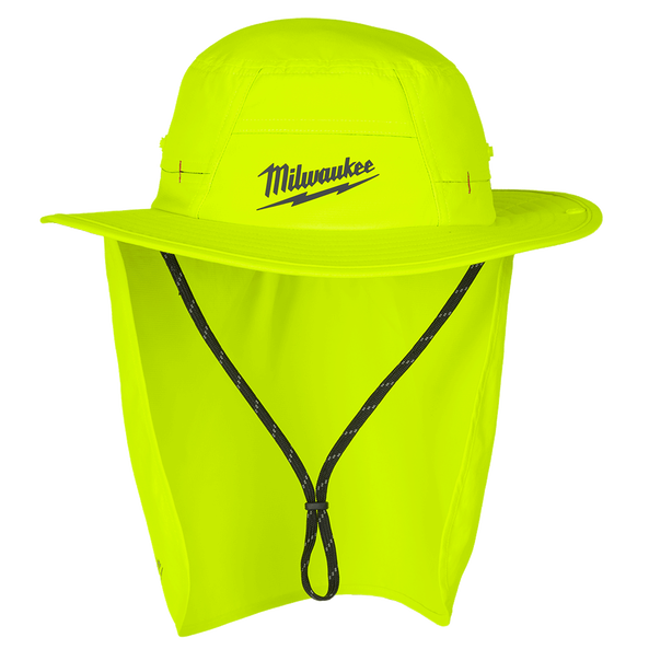 WORKSKIN Sun Hat Fluoro Yellow, Fluoro Yellow, hi-res