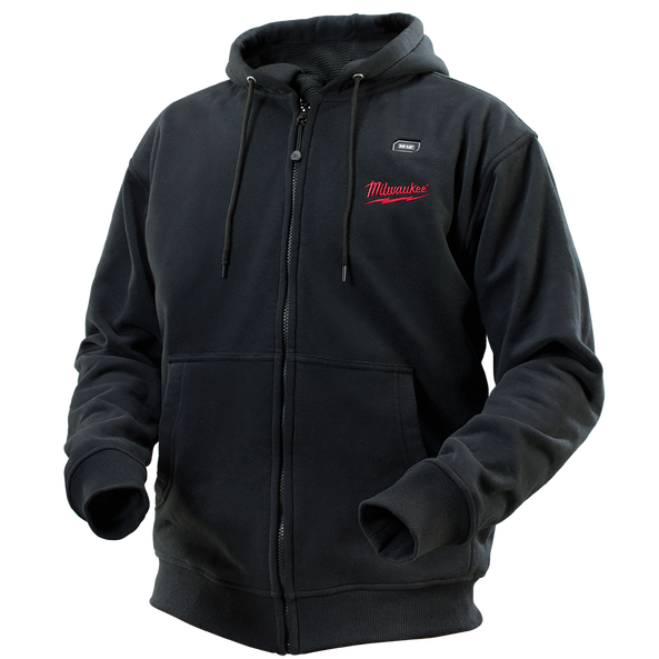 Milwaukee heated hoodie black hot sale
