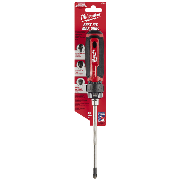 USA Made Cushion Grip Phillips #3 x 152mm Screwdriver, , hi-res