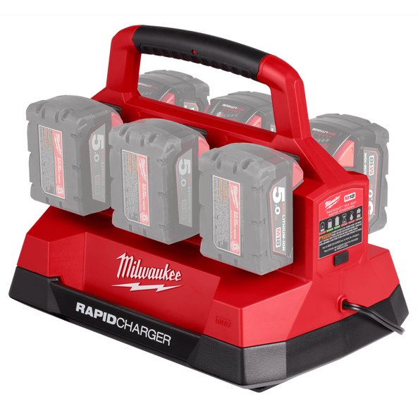 Milwaukee M18™ 6 Bay PACKOUT™ Rapid Charger M18PC6