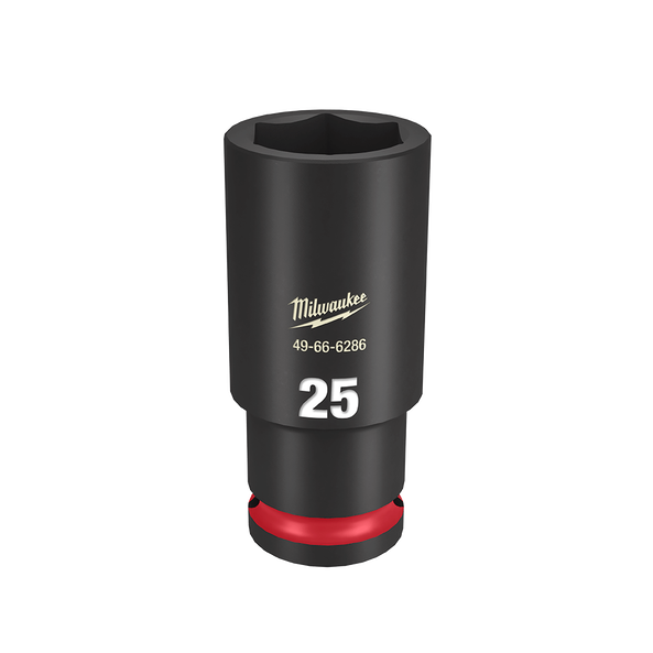 SHOCKWAVE™ 1/2" Drive 25mm Deep 6 Point Impact Socket, , hi-res