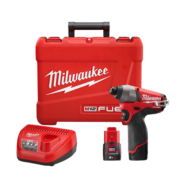 M12 FUEL™ 1/4" Hex Impact Driver 3.0Ah Kit