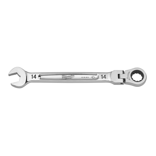 14mm Metric Flex Head Ratcheting Combination Wrench, , hi-res