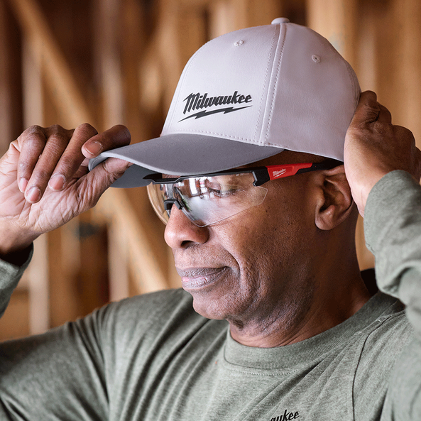 WORKSKIN Fitted Hat Grey - L/XL, Grey, hi-res