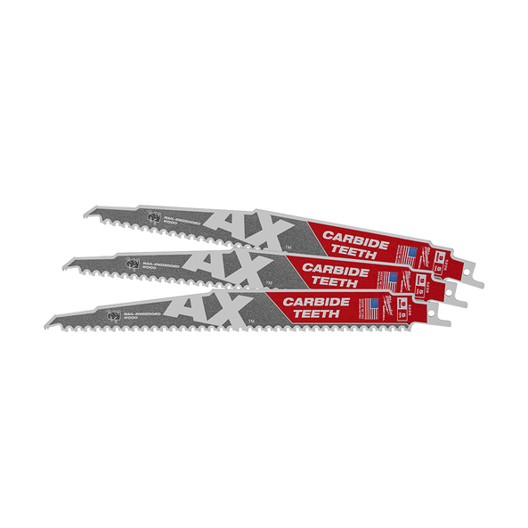 230mm 5TPI The AX™ with Carbide Teeth SAWZALL™ Blade (3Pk)
