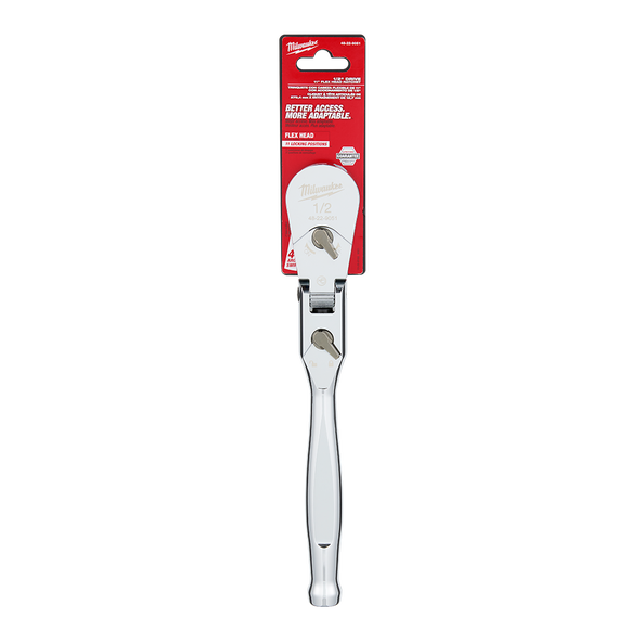 1/2" Drive Flex Head Ratchet (11"), , hi-res