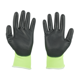 High Visibility Cut 1(A) Polyurethane Dipped Gloves