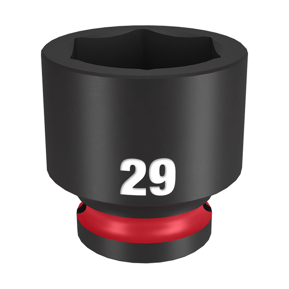 SHOCKWAVE™ 1/2" Drive 29mm Standard 6 Point Impact Socket, , hi-res