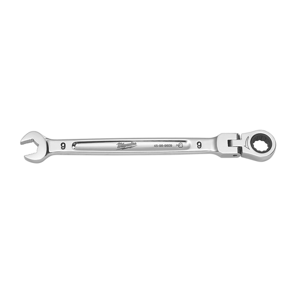 9mm Metric Flex Head Ratcheting Combination Wrench, , hi-res