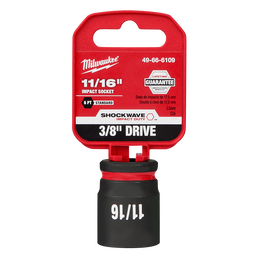 SHOCKWAVE™ 3/8" Drive 11/16" Standard 6 Point Impact Socket