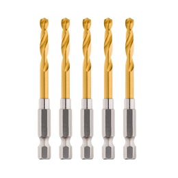 SHOCKWAVE™ Red Helix Titanium Drill Bit 4.2mm 5 Pack