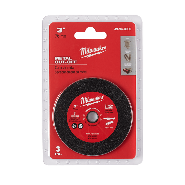Metal Cut-Off Wheel 3 Pack, , hi-res