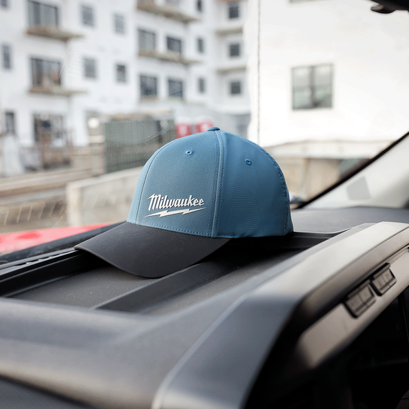 WORKSKIN Fitted Hat Blue - L/XL, Blue, hi-res