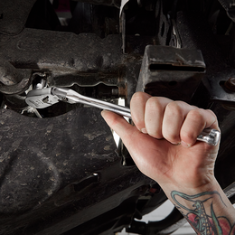 3/8" Flex Head Extended Ratchet (12")