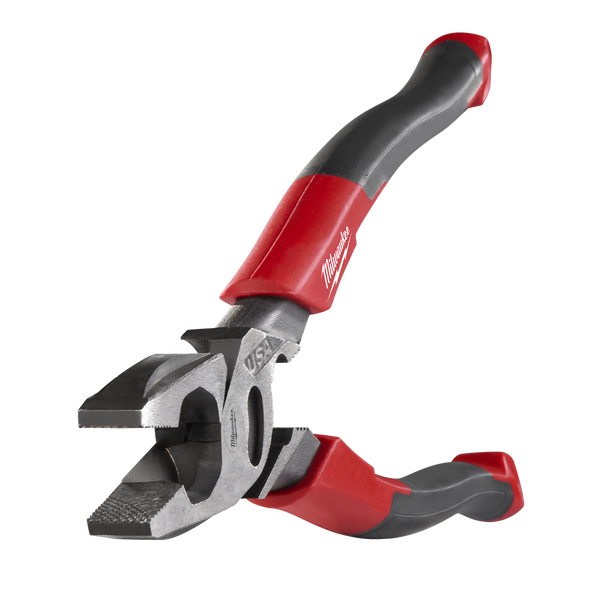 USA Made Comfort Grip 228mm (9") Lineman's Pliers with Crimper, , hi-res