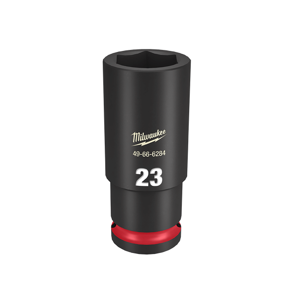 SHOCKWAVE™ 1/2" Drive 23mm Deep 6 Point Impact Socket, , hi-res