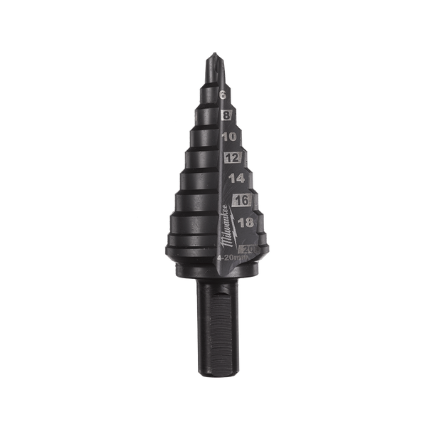 Cobalt AlCrN Step Drill Bit 4-20mm, , hi-res