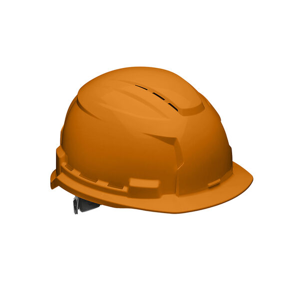 BOLT 100 Orange Vented Hard Hat, Orange, hi-res