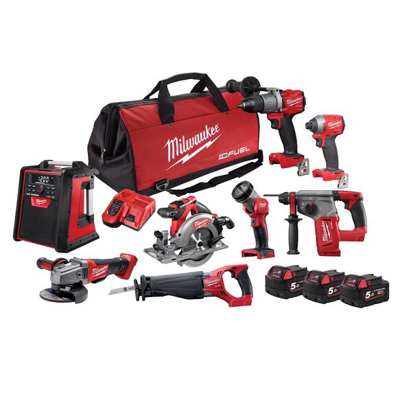 M18 FUEL™ 8 Piece Power Pack 8A2