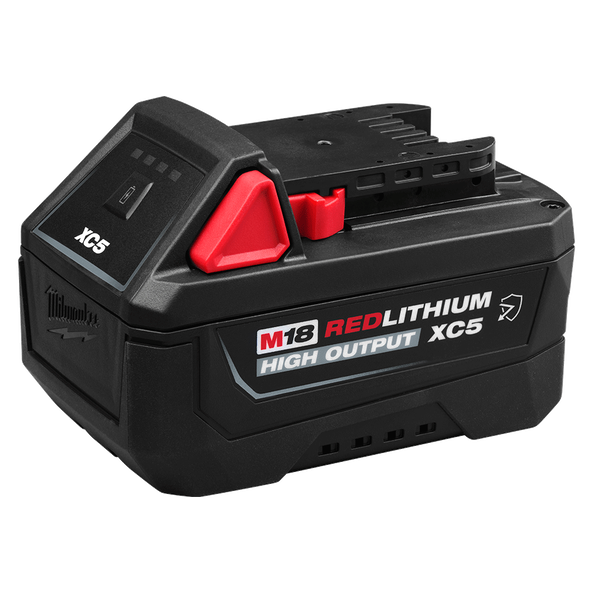 M18&trade; REDLITHIUM&trade; HIGH OUTPUT&trade; XC5 Resistant Battery, , hi-res