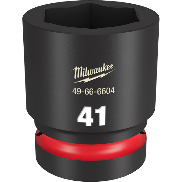 SHOCKWAVE™ 1" Drive 41mm Standard 6 Point Impact Socket, , hi-res