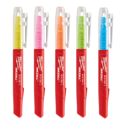 INKZALL™ Coloured Highlighters (5 Pk)