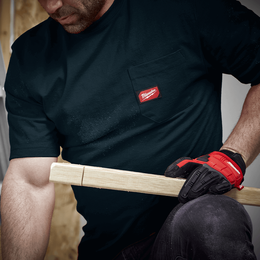 Heavy Duty Pocket Tee Short Sleeve Blue
