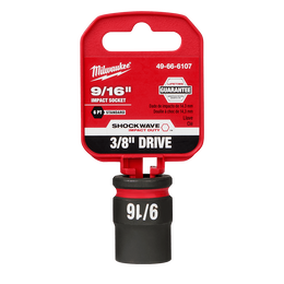 SHOCKWAVE™ 3/8" Drive 9/16" Standard 6 Point Impact Socket