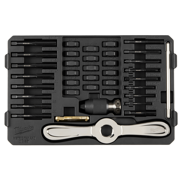 Metric Tap and Die 38PC PACKOUT™ Set - High Carbon Steel, , hi-res