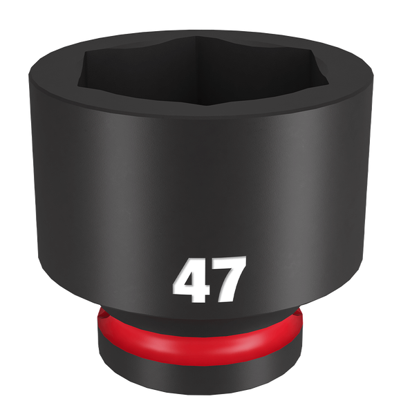 SHOCKWAVE™ 3/4" Drive 47mm Standard 6 Point Impact Socket, , hi-res