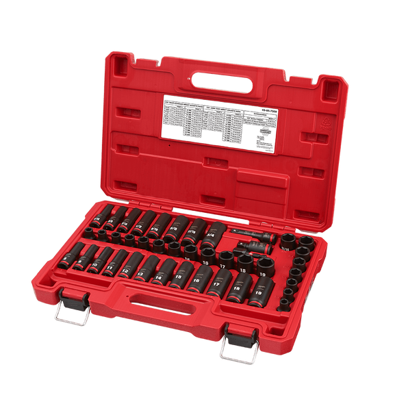 SHOCKWAVE™ 3/8" Drive 43PC SAE & Metric 6 Point Impact Socket Set, , hi-res