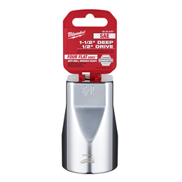 1/2" Drive 1-1/2" SAE Deep 6-Point Socket