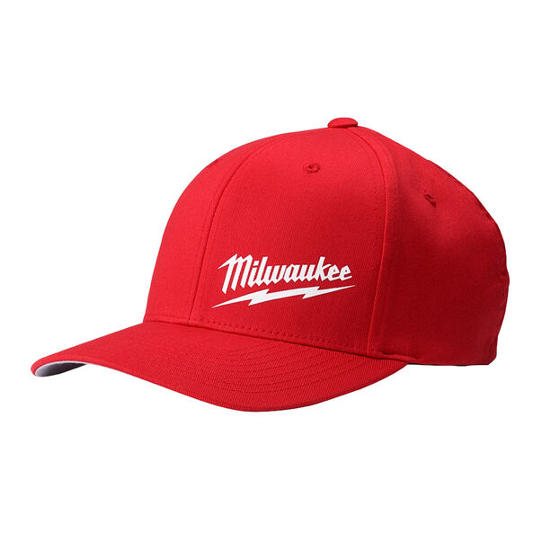 Fitted Hat Red - L/XL, Red, hi-res