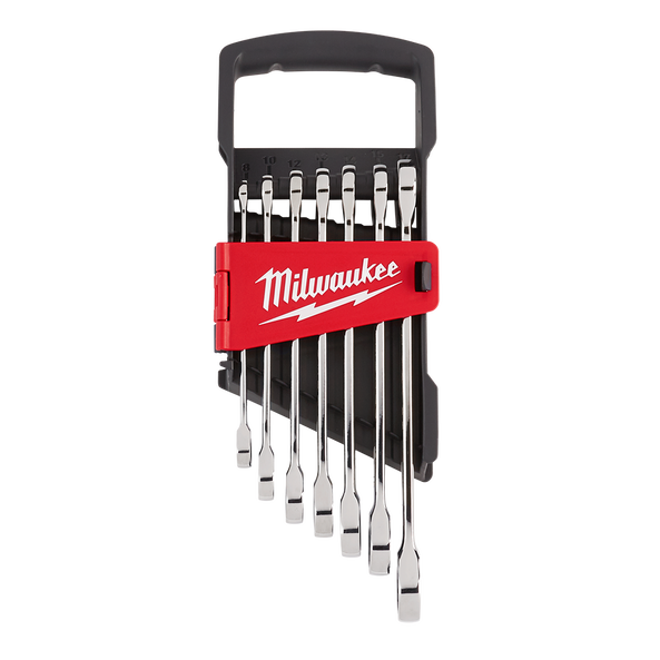 7pc Ratcheting Combination Wrench Set – Metric