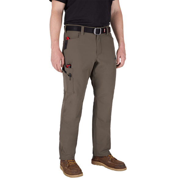 FREEFLEX Tech Pants Brown, Brown, hi-res
