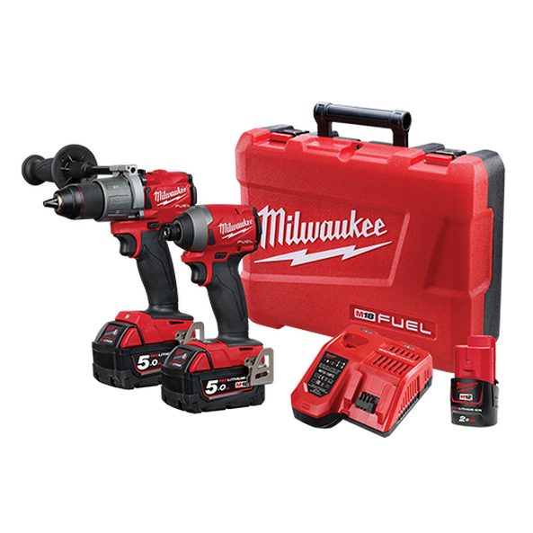 SOLDES 2024 : Pack 2 outils MILWAUKEE M18FPP2A2-502X (M18 FPD2 +