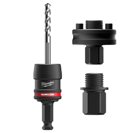 QUIK-LOK&trade; Hole Saw Arbor Starter Kit  11mm 7/16" Shank with 2 x Adaptors KIT
