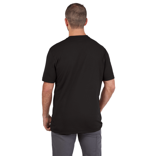 GRIDIRON Pocket Tee Short Sleeve Black - S, Black, hi-res