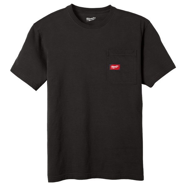 GRIDIRON Pocket Tee Short Sleeve Black - S, Black, hi-res