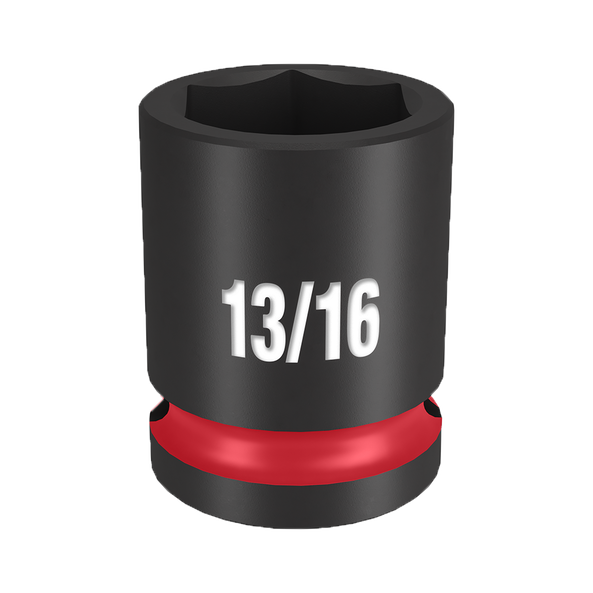 SHOCKWAVE™ 1/2" Drive 13/16" Standard 6 Point Impact Socket, , hi-res