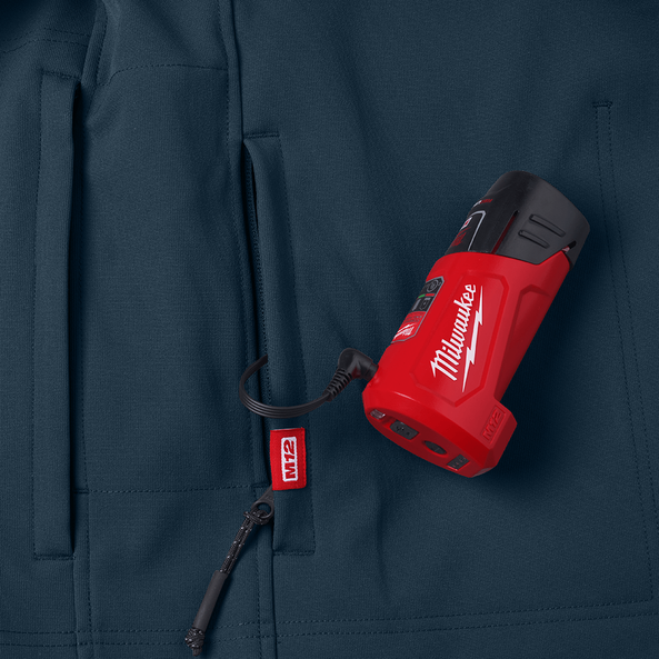 Milwaukee m12 heated jacket battery outlet