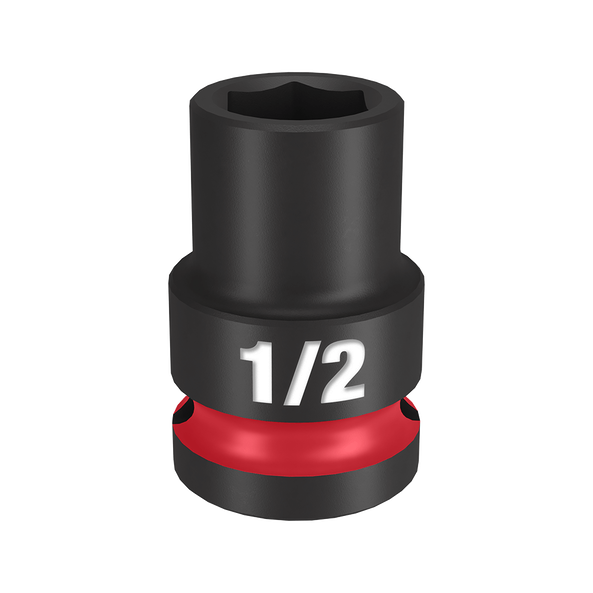 SHOCKWAVE™ 1/2" Drive 1/2" Standard 6 Point Impact Socket, , hi-res