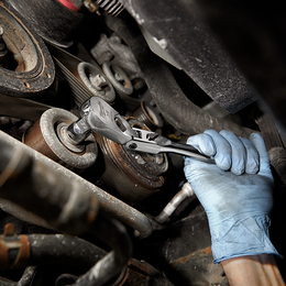 3/8" Flex Head Ratchet (9")