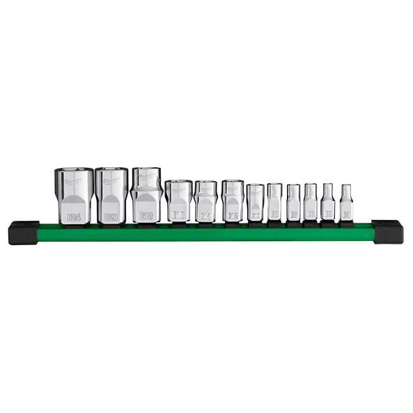 12PC 1/4", 3/8", 1/2" Drive External Torx Socket Set, , hi-res