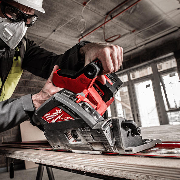 Milwaukee circular sales saw rail