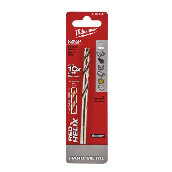 Red Helix™ Cobalt Drill Bit 7mm