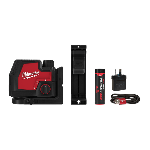 REDLITHIUM™ USB Rechargeable Cross Line Laser Kit, , hi-res