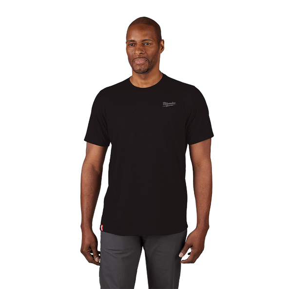 Hybrid Work Tee Short Sleeve Black - S, Black, hi-res