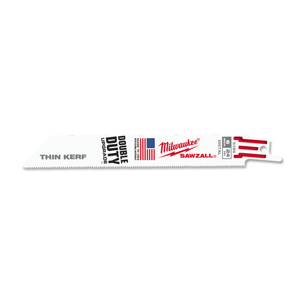 150mm 24 TPI Thin Kerf SAWZALL™ Blades (5 Pk)